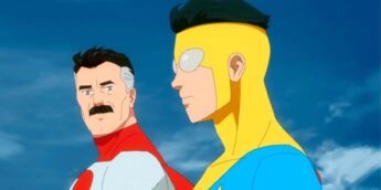 Omni-Man e Mark Grayson em Invencível
