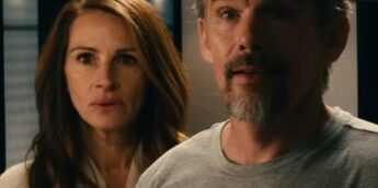 Julia Roberts e Ethan Hawke em O Mundo Depois de Nós