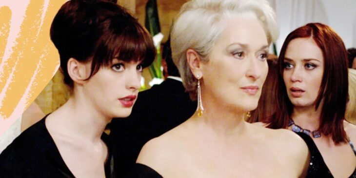 Anne Hathaway e Meryl Streep em O Diabo Veste Prada