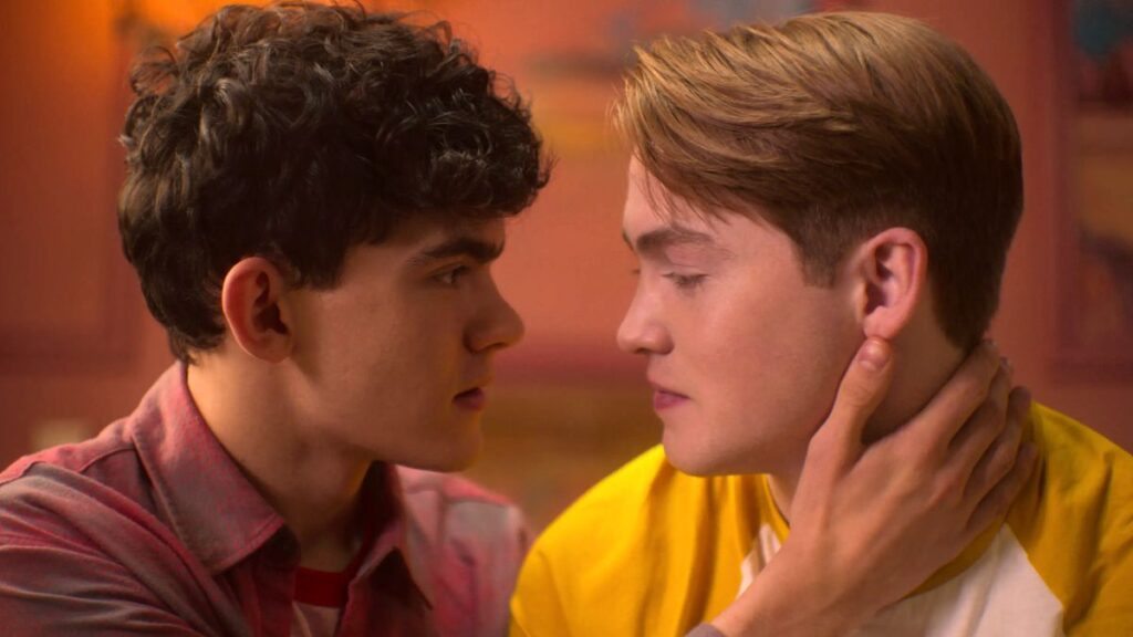 Charlie e Nick se encarando