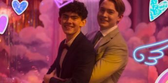 Nick e Charlie em baile