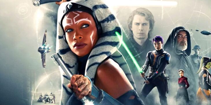Ahsoka e personagens de sua série