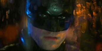 Robert Pattinson com visual de Batman
