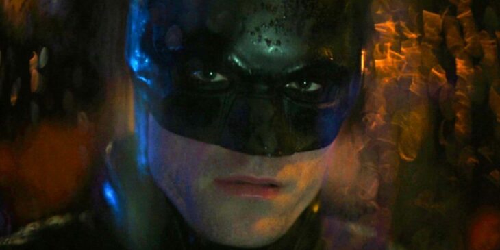 Robert Pattinson com visual de Batman
