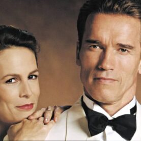 Arnold Schwarzenegger e Jamie Lee Curtis, em True Lies
