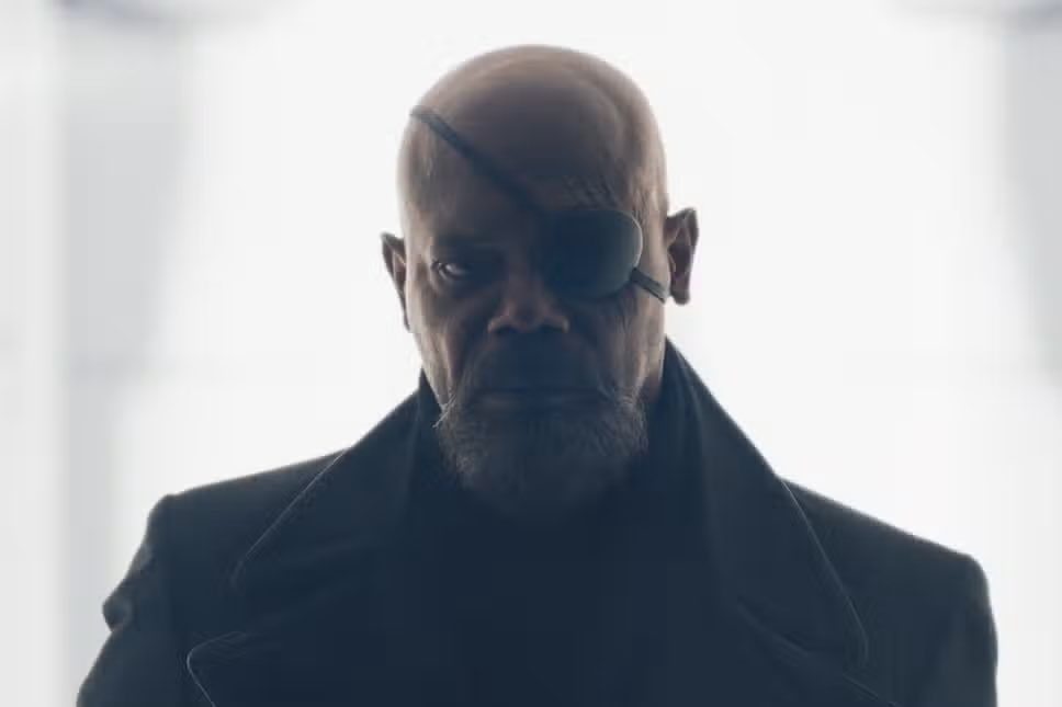 Samuel L. Jackson como Nick Fury em Invasão Secreta