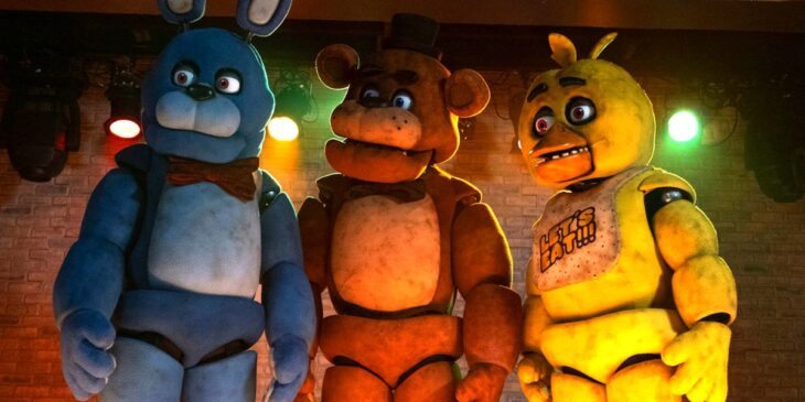 Animatrônicos em Five Nights At Freddy's