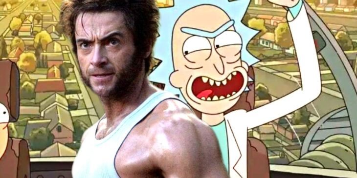 Hugh Jackman e Rick e Morty