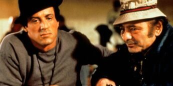 Sylvester Stallone e Burt Young, em Rocky