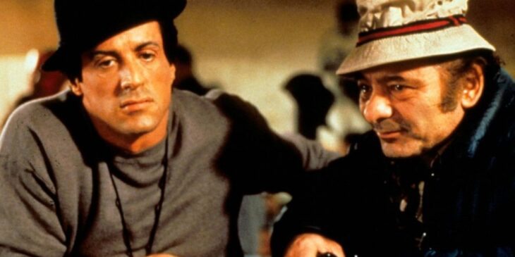 Sylvester Stallone e Burt Young, em Rocky