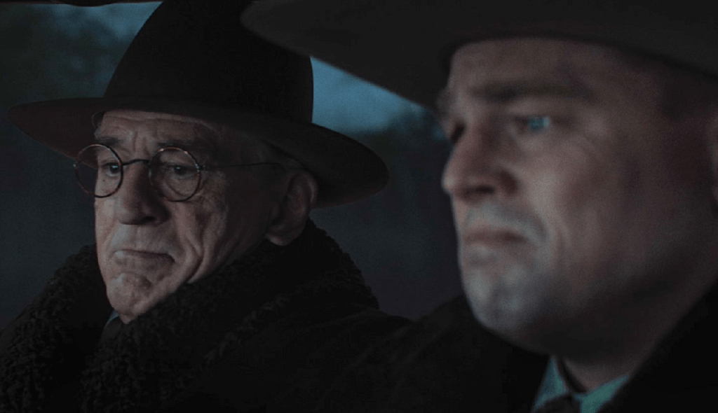 Leonardo DiCaprio e Robert De Niro em Assassinos da Lua das Flores, de Martin Scorsese