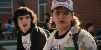 Mike e Dustin em Stranger Things