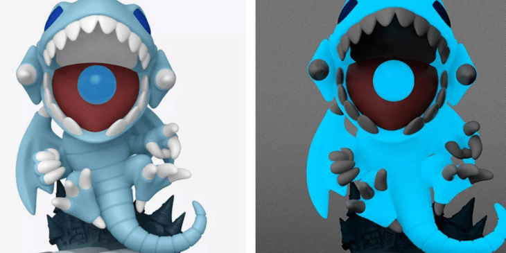 Dragão Branco de Olhos Azuis da Funko