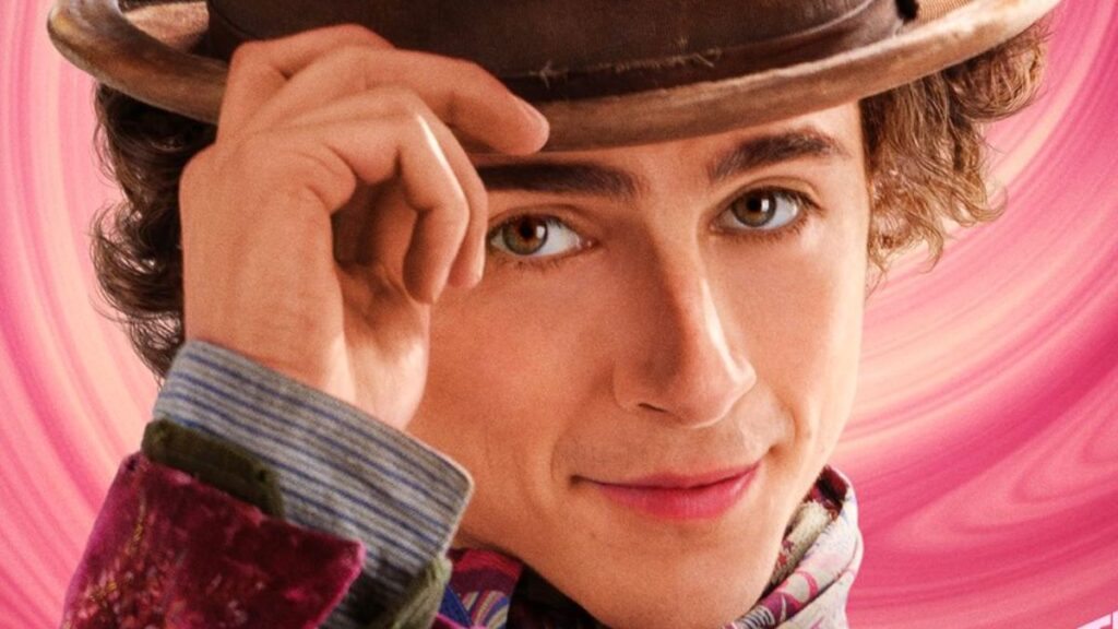 Timothée Chalamet é Willy Wonka