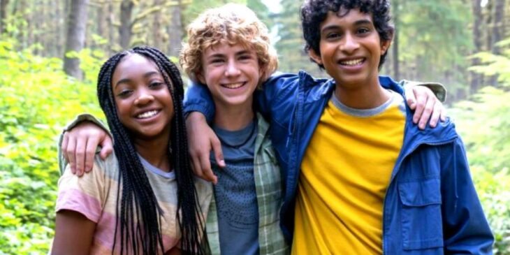 Trio de Percy Jackson no Acampamento Meio-Sangue
