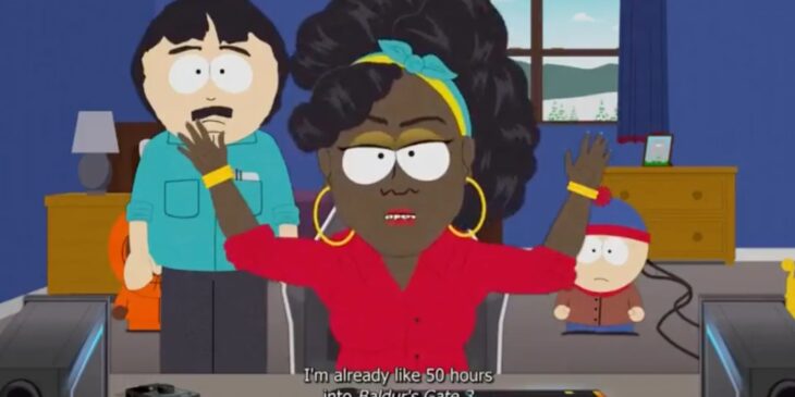 Baldur's Gate 3 em South Park