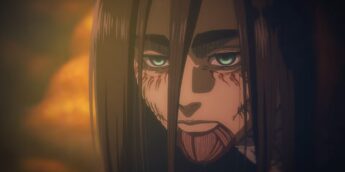 Eren em cena do episódio final de Attack on Tutan