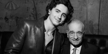 Timothée Chalamet e Martin Scorsese