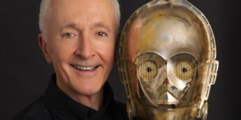 Anthony Daniels, o C-3PO, de Star Wars