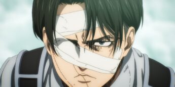 Levi Ackerman em cena de Attack on Titan Final Season: THE FINAL CHAPTERS - Special 2
