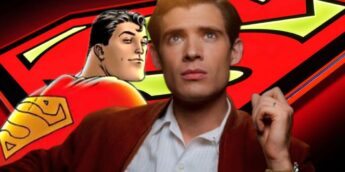 Símbolo do Superman e David Corenswet