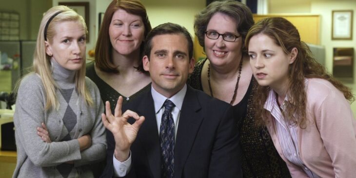 Parte do elenco de The Office