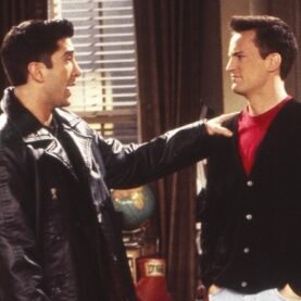Ross e Chandller em Friends