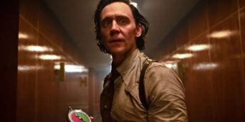 Tom Hiddleston caracterizado como Loki