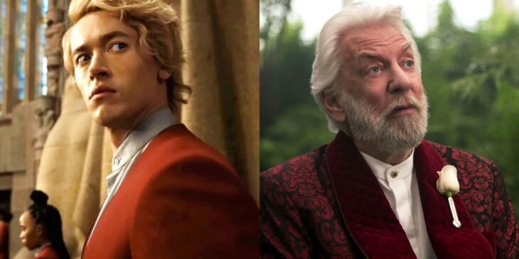 Snow em diferentes eras na saga Jogos Vorazes