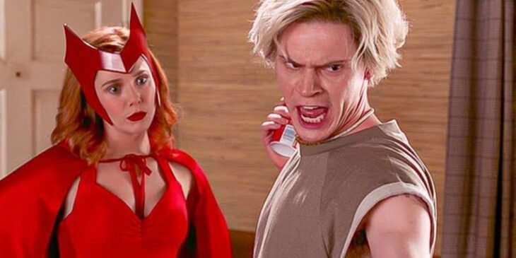Elizabeth Olsen e Evan Peters em WandaVision