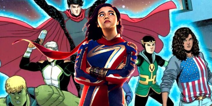Iman Vellani e os Jovens Vingadores