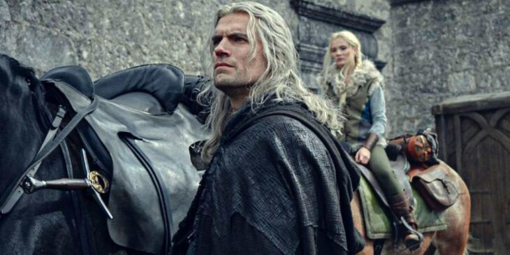 Geralt e Ciri em The Witcher