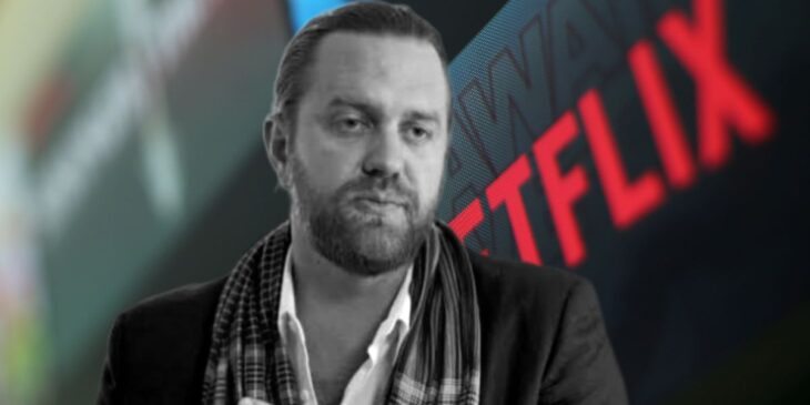 Carl Erik Rinsch e logo da Netflix