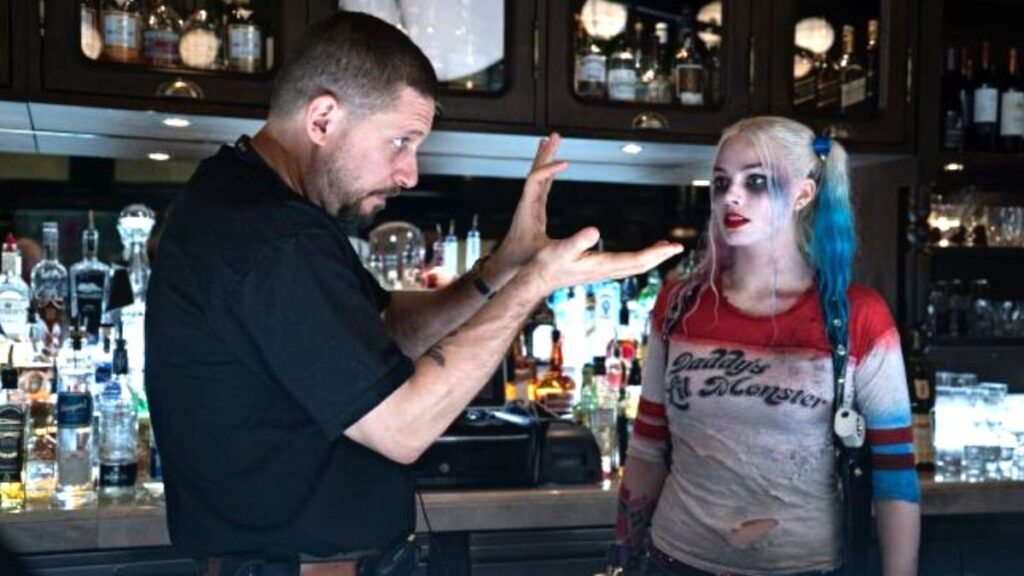 David Ayer no set de Esquadrão Suicida