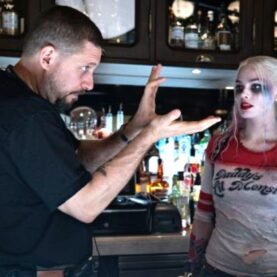 David Ayer no set de Esquadrão Suicida