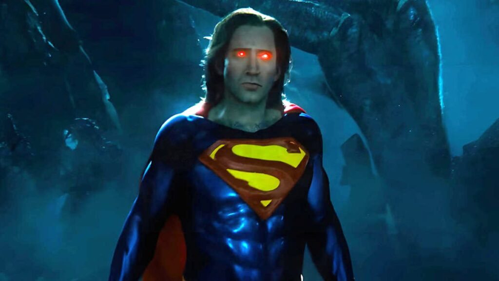 Nicolas Cage como Superman em The Flash