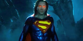 Nicolas Cage como Superman em The Flash