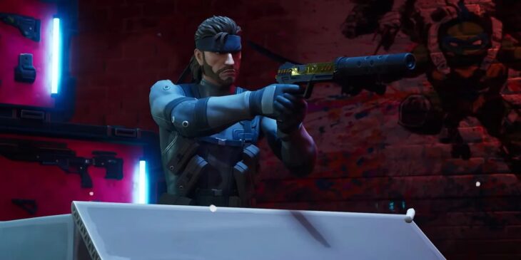 Solid Snake no Fortnite