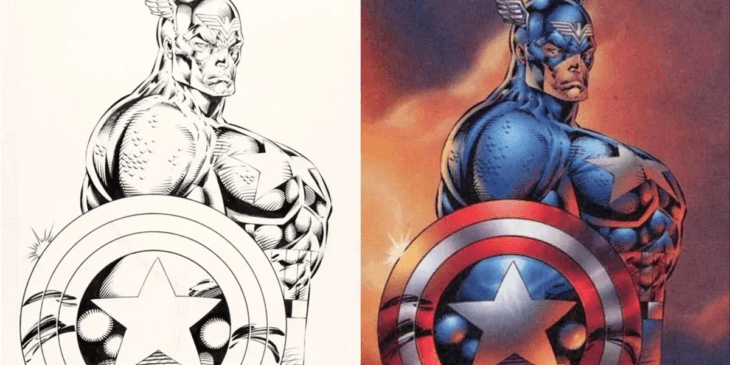Capitão América de Rob Liefeld
