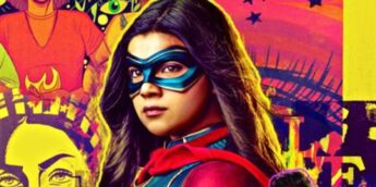 Iman Vellani com visual de Ms. Marvel da série