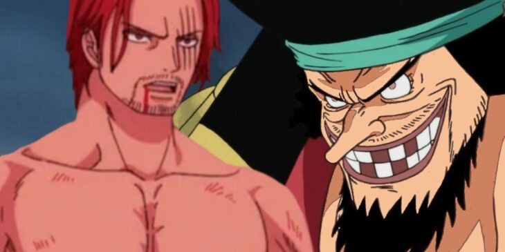 Shanks e Barba Negra de One Piece