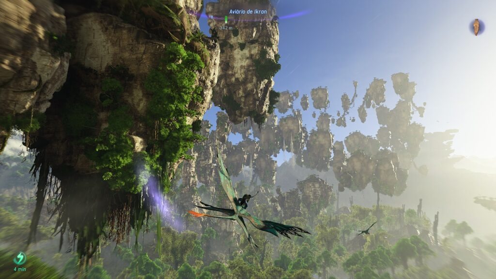Primeiro voo com Ikran em Avatar: Frontiers of Pandora