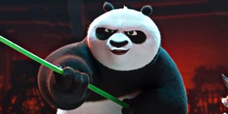 Po em ação em Kung Fu Panda 4