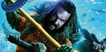 Jason Momoa desfigurando golpe em Arraia Negra, em Aquaman 2