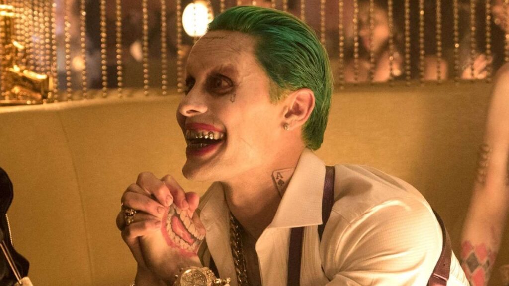 Jared Leto como Coringa no filme Esquadrão Suicida