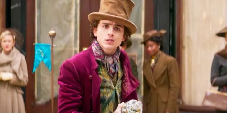 Wonka, com Timothée Chalamet