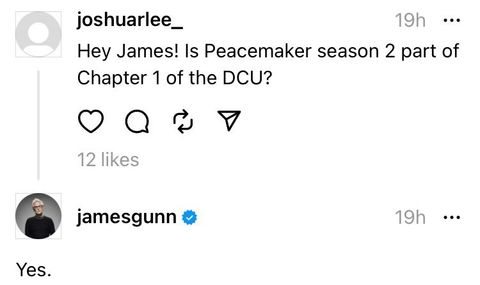 James Gunn sobre segunda temporada de Pacificador