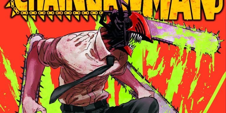 Capa do Volume 1 de Chainsaw Man