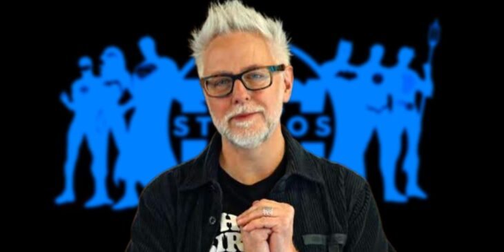 James Gunn e logo da DC Studios