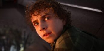 Percy Jackson em momento tenso
